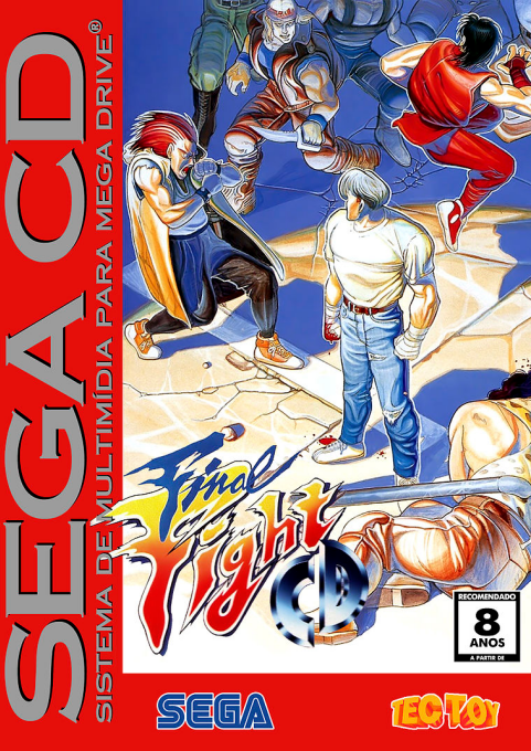 Final Fight CD (Japan) (Rev A) Sega CD Game Cover